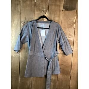 Spoonie Threads Recovery Blouse Women’s Gray Small